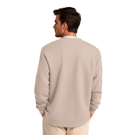 Men's Merino Blend Sweatshirt - Mushroom