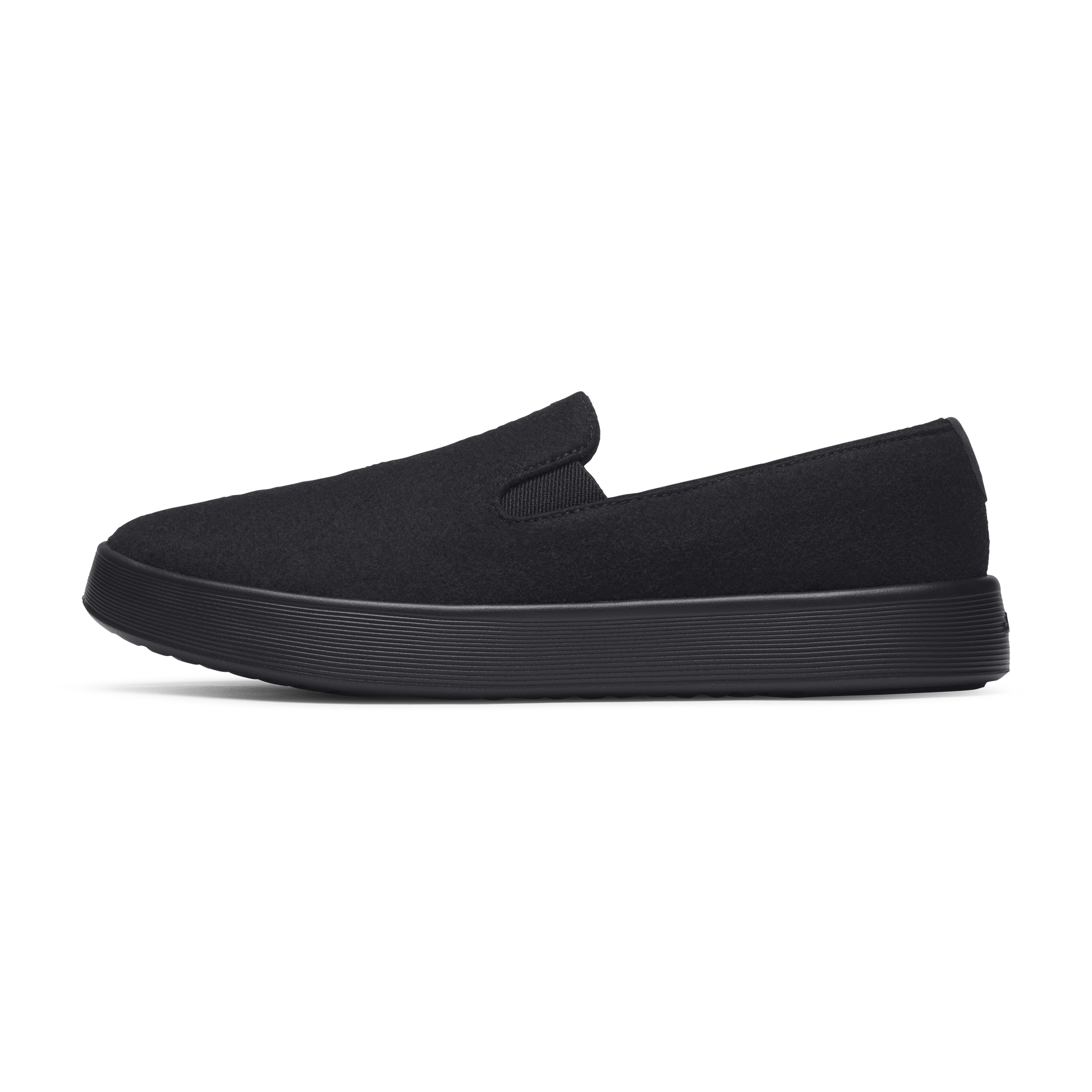 Women's Wool Cruiser Slip On - Natural Black (Natural Black Sole)