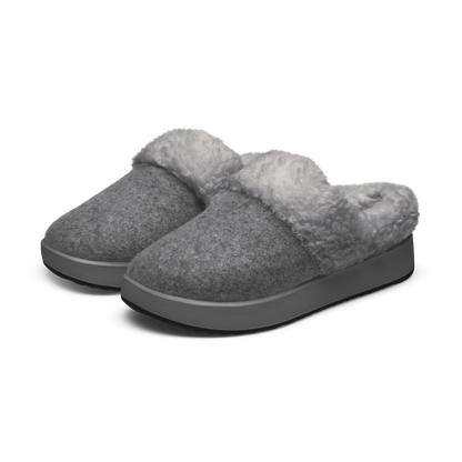 Women's Kiwi Slipper - Medium Grey (Pebble Grey Sole)