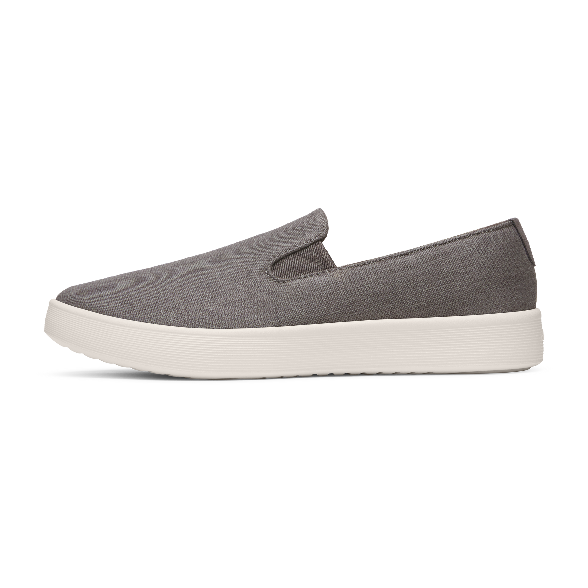 Women's Canvas Cruiser Slip On - Anthracite (Natural White Sole)