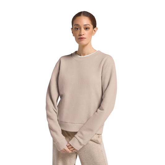 Women's Merino Blend Sweatshirt - Mushroom